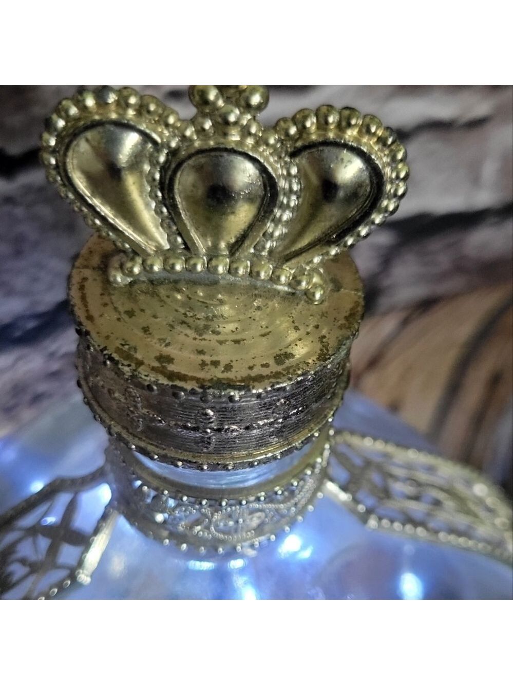Vintage Chambord Royal Deluxe Liqueur Bottle Fairy Lights - Picture 6 of 8